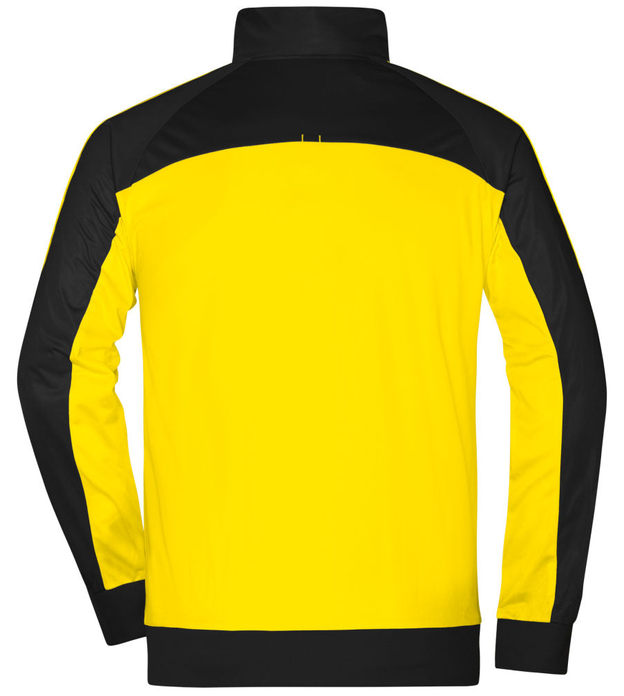 JAN 0486/17A ― Bi-color Sportjacke - Gelb / Schwarz
