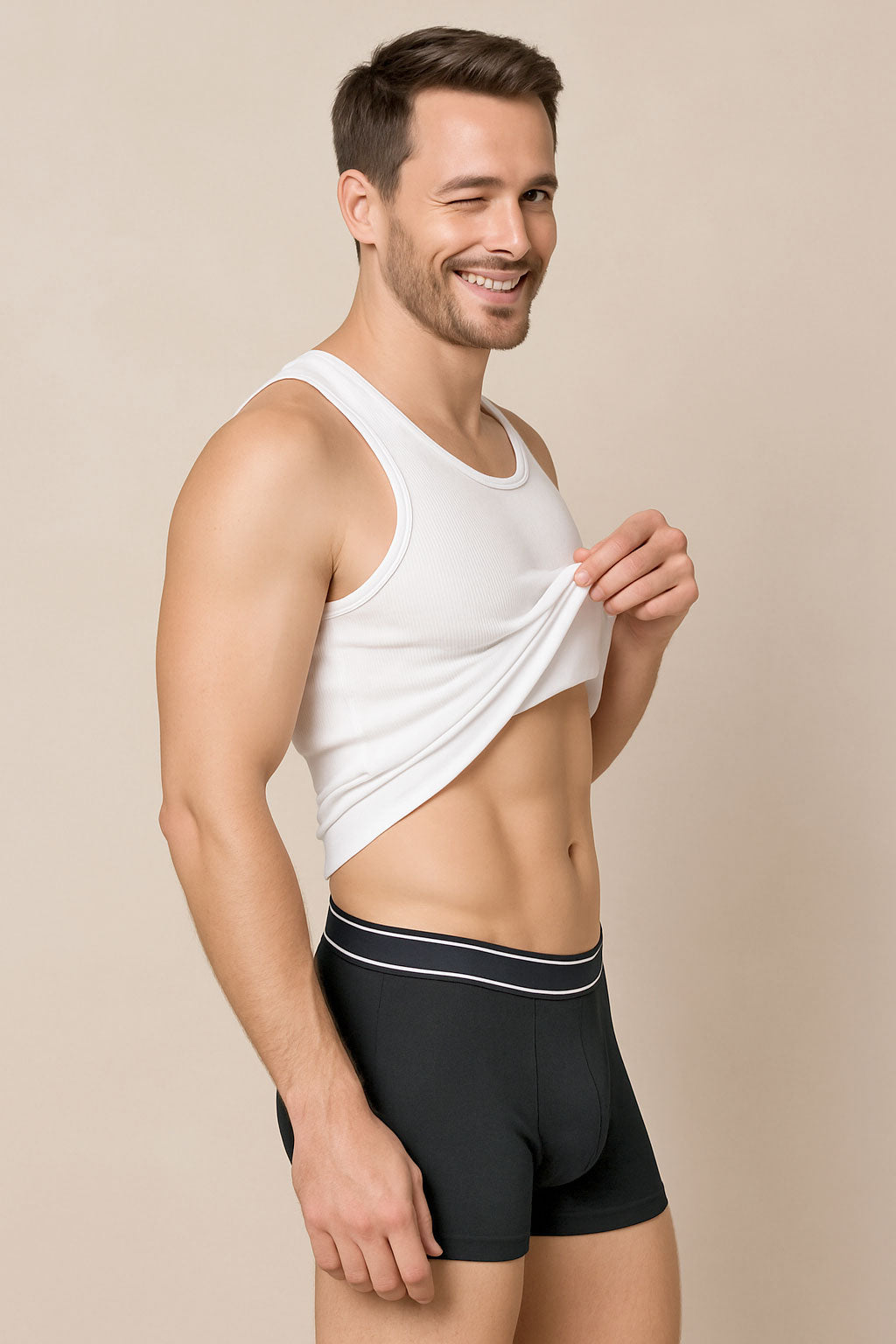 Calvin Gross ― Optimum Comfort Boxer-Shorts - Schwarz