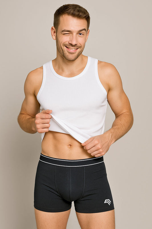 KRB K800 ― Optimum Comfort Boxer-Shorts - Schwarz