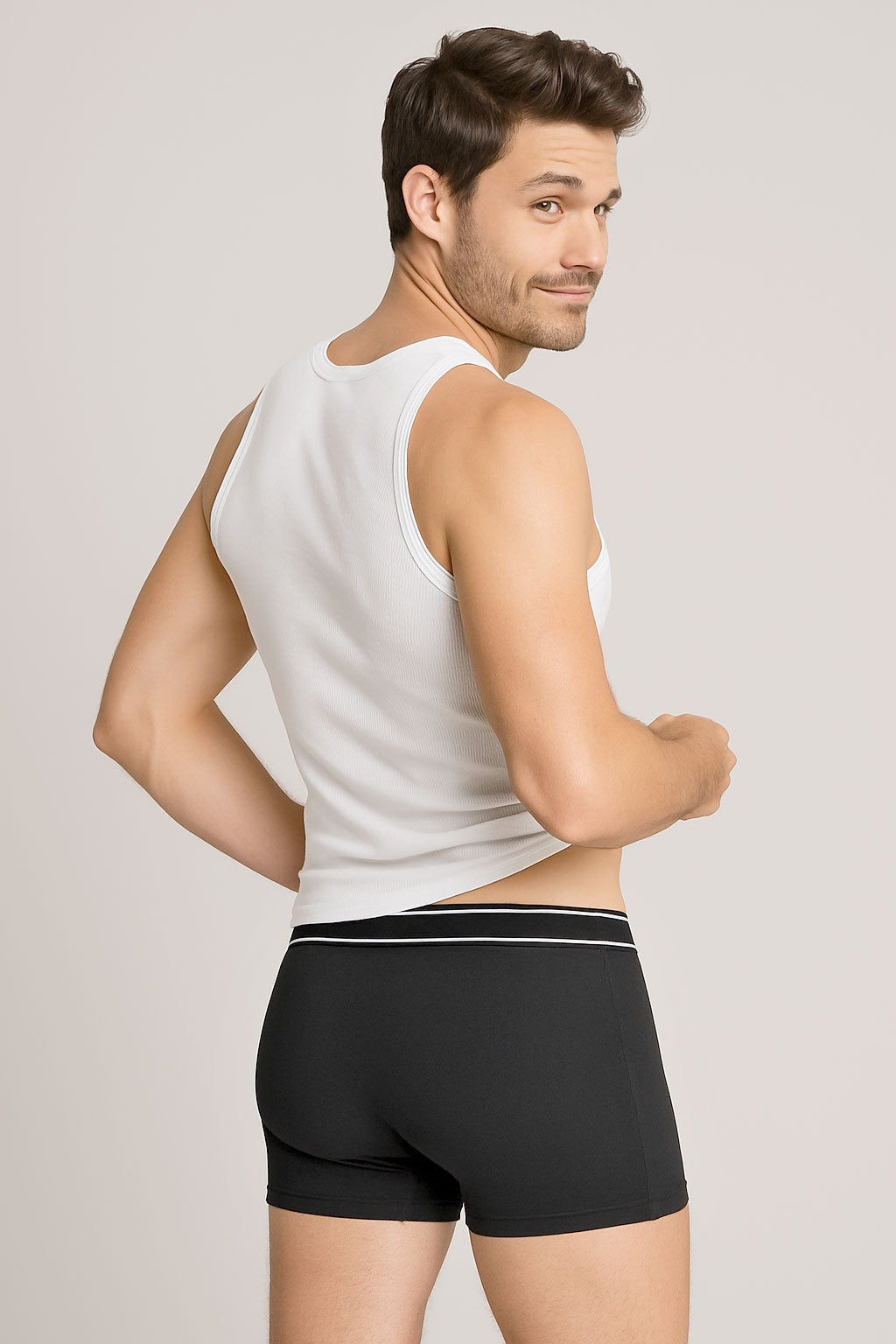 Calvin Gross ― Optimum Comfort Boxer-Shorts - Schwarz