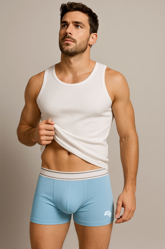 KRB K800 ― Optimum Comfort Boxer-Shorts - Sky Blau