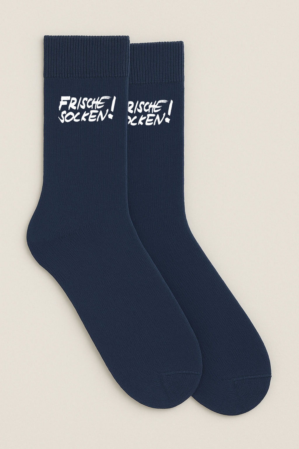― % ― Geschenkidee ― 1 Paar "FRISCHE SOCKEN" - Navy Blau