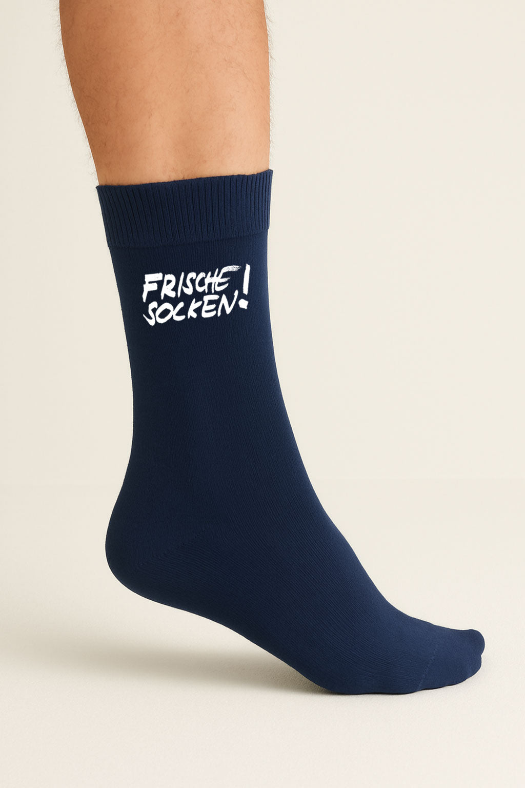 ― % ― Geschenkidee ― 1 Paar "FRISCHE SOCKEN" - Navy Blau