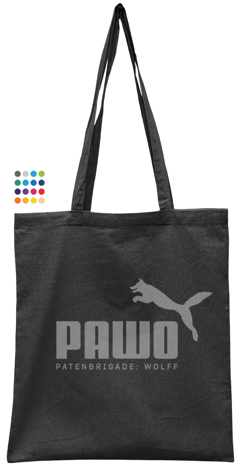 PaWo ― Tote Bag Fabric Bag - Black