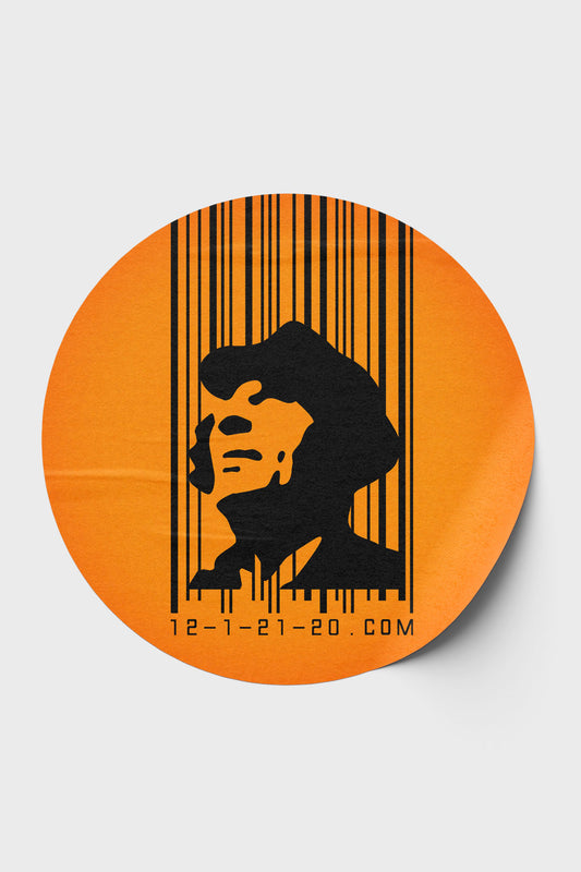 Barcode 12-1-21-20 ― Aufkleber Sticker
