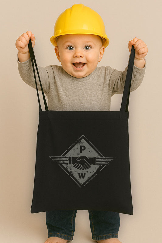 Hands PW ― Tote Bag Stoffbeutel - Schwarz