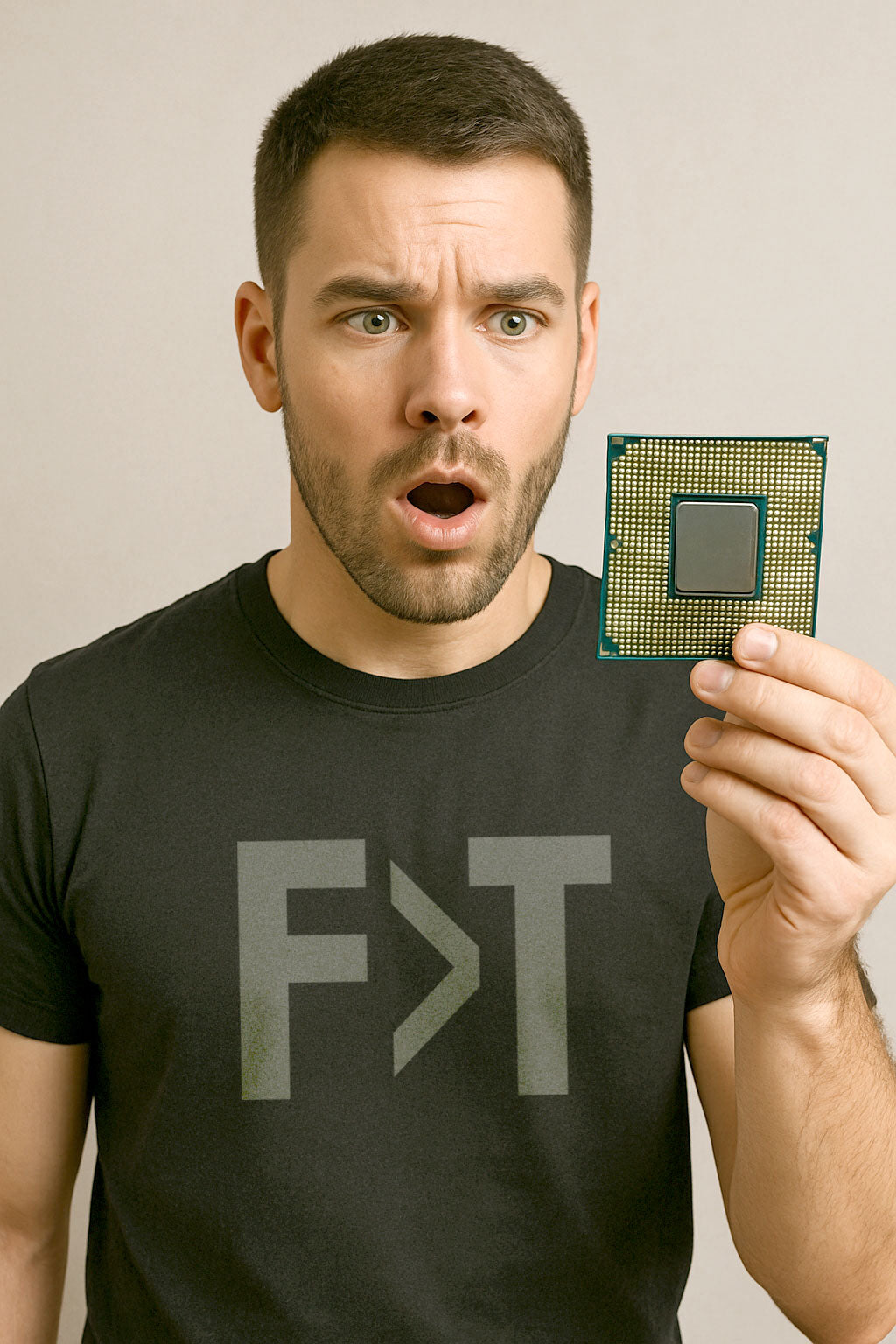 Freunde Der Technik ― F>T Unisex Mens T-Shirt - Schwarz