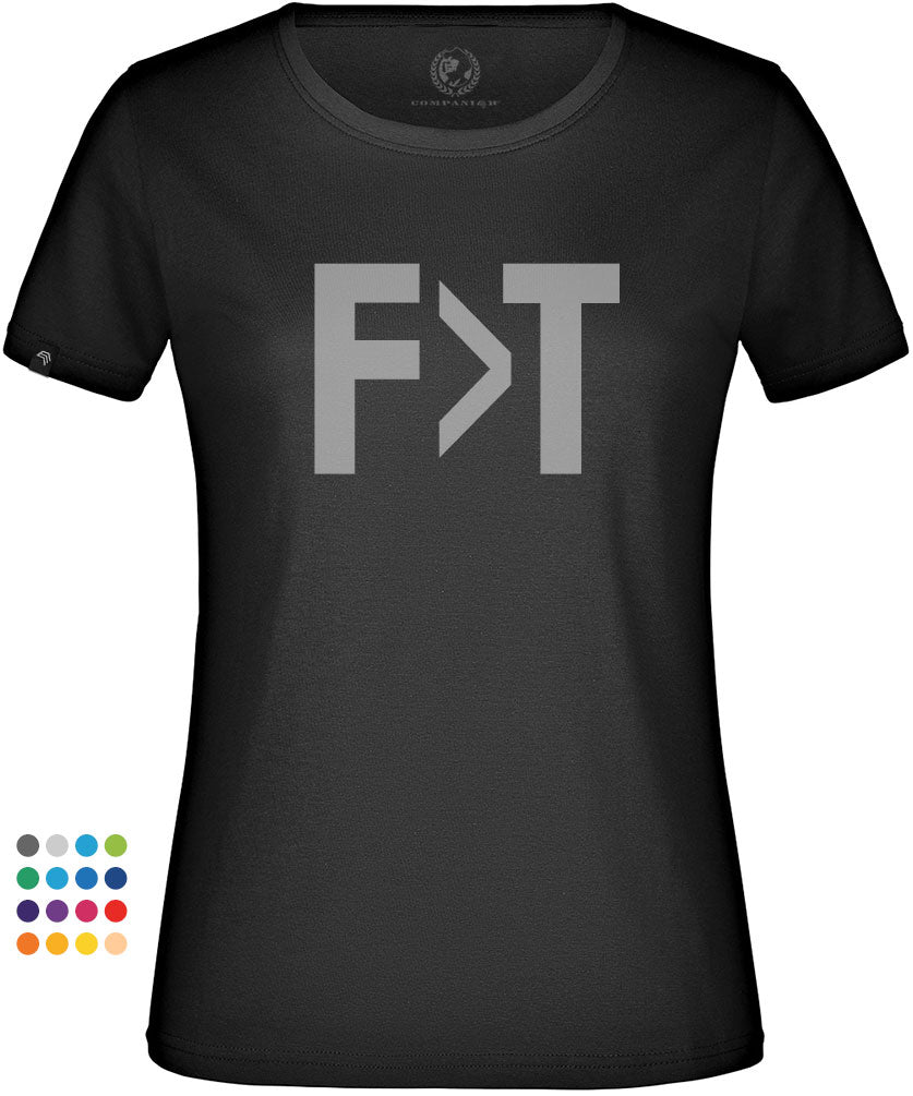 Freunde Der Technik ― F>T Ladies Girlie T-Shirt - Schwarz