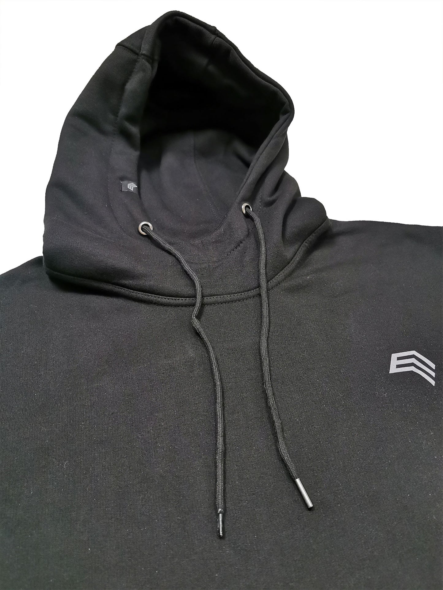 STW 0245 ― Eco Kapuzen-Sweatshirt mit doppelt gefütterter, schwerer Kapuze - Schwarz