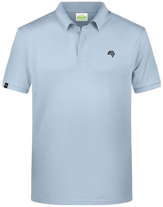 JAN 8010 ― Herren Bio-Baumwolle Polo Shirt - Light Blau