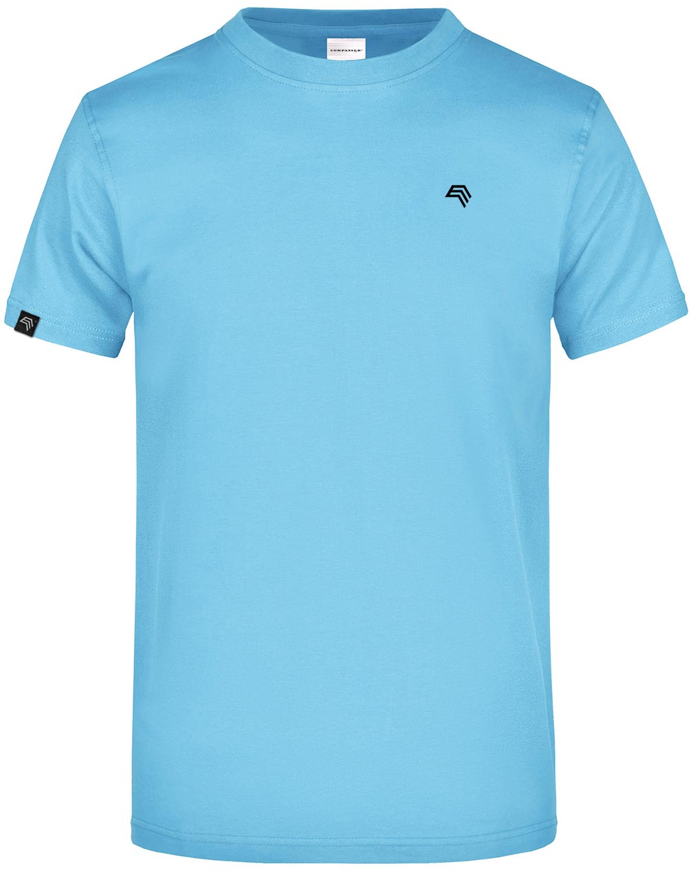 JAN 0002 ― Herren Heavy Komfort T-Shirt - Sky Blau