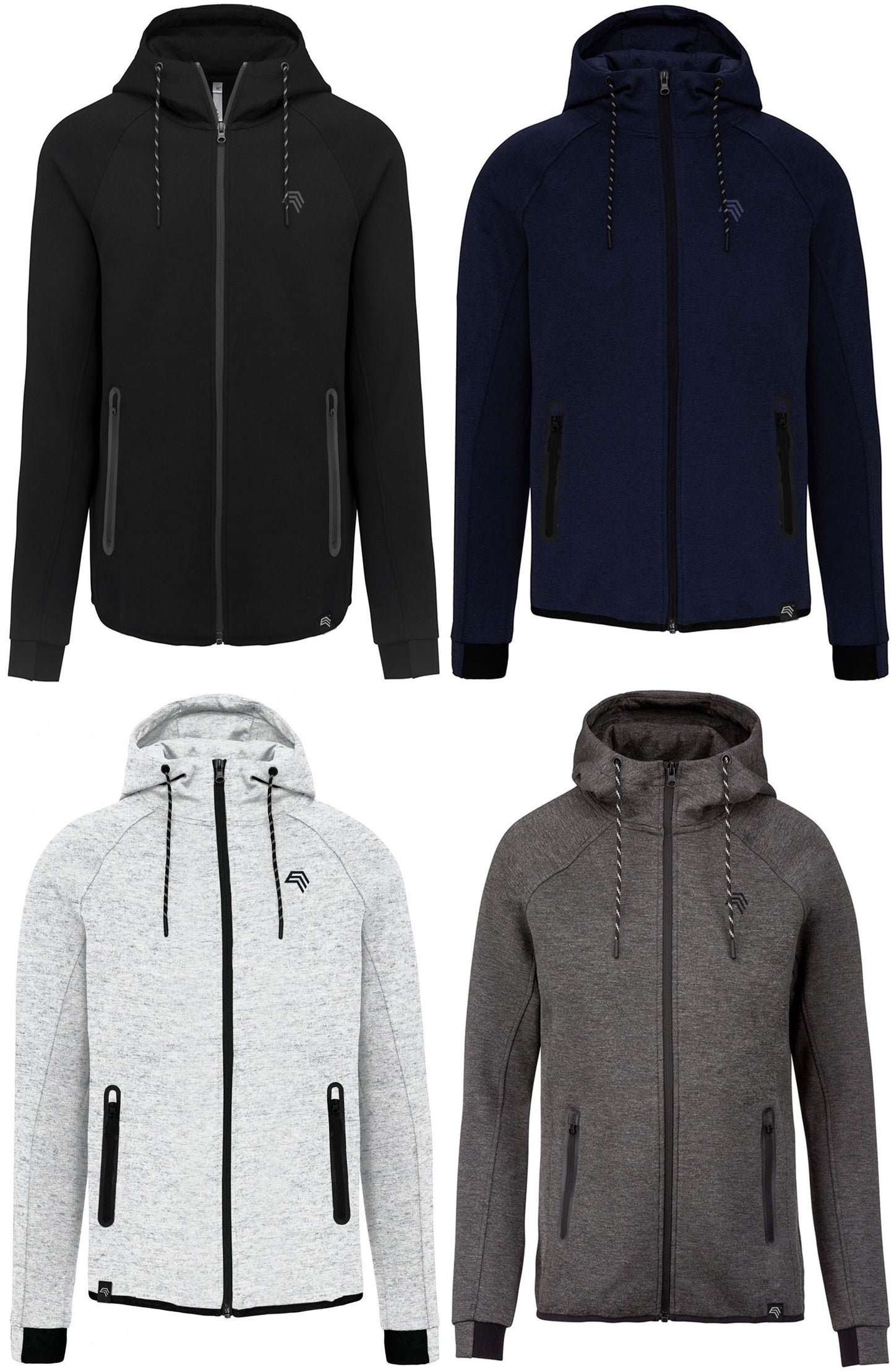 KRB P358 ― Functional Sports Jacket - Heather Navy Blau Melange