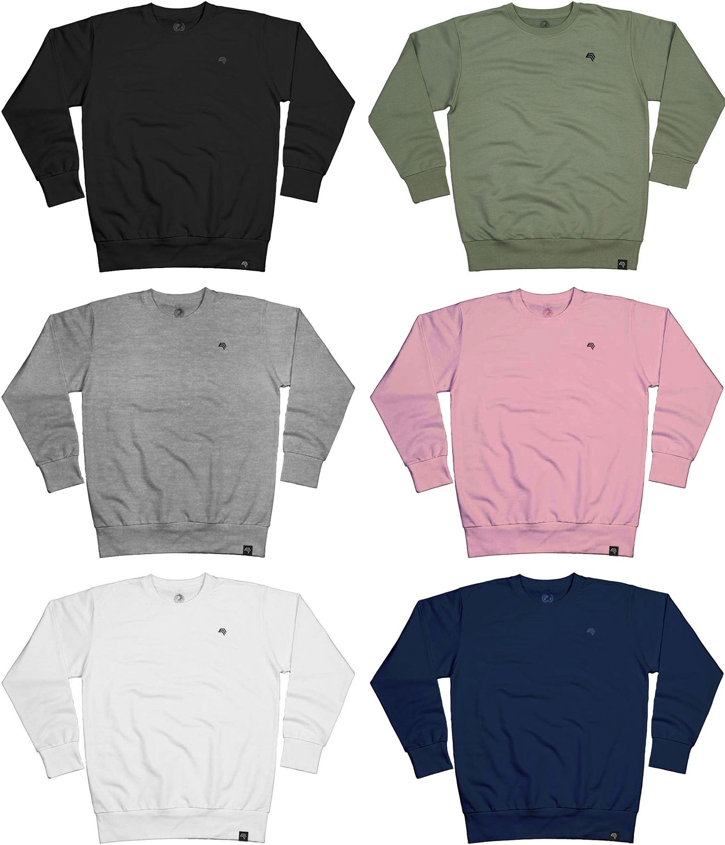 MTS M194 ― Recycled rPET Sweatshirt mit Bio-Baumwolle - Heather Grau Melange
