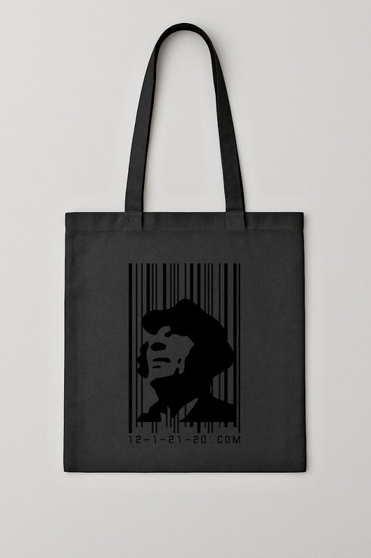 ― % ― Barcode 12-1-21-20 ― Tote Bag Stoffbeutel