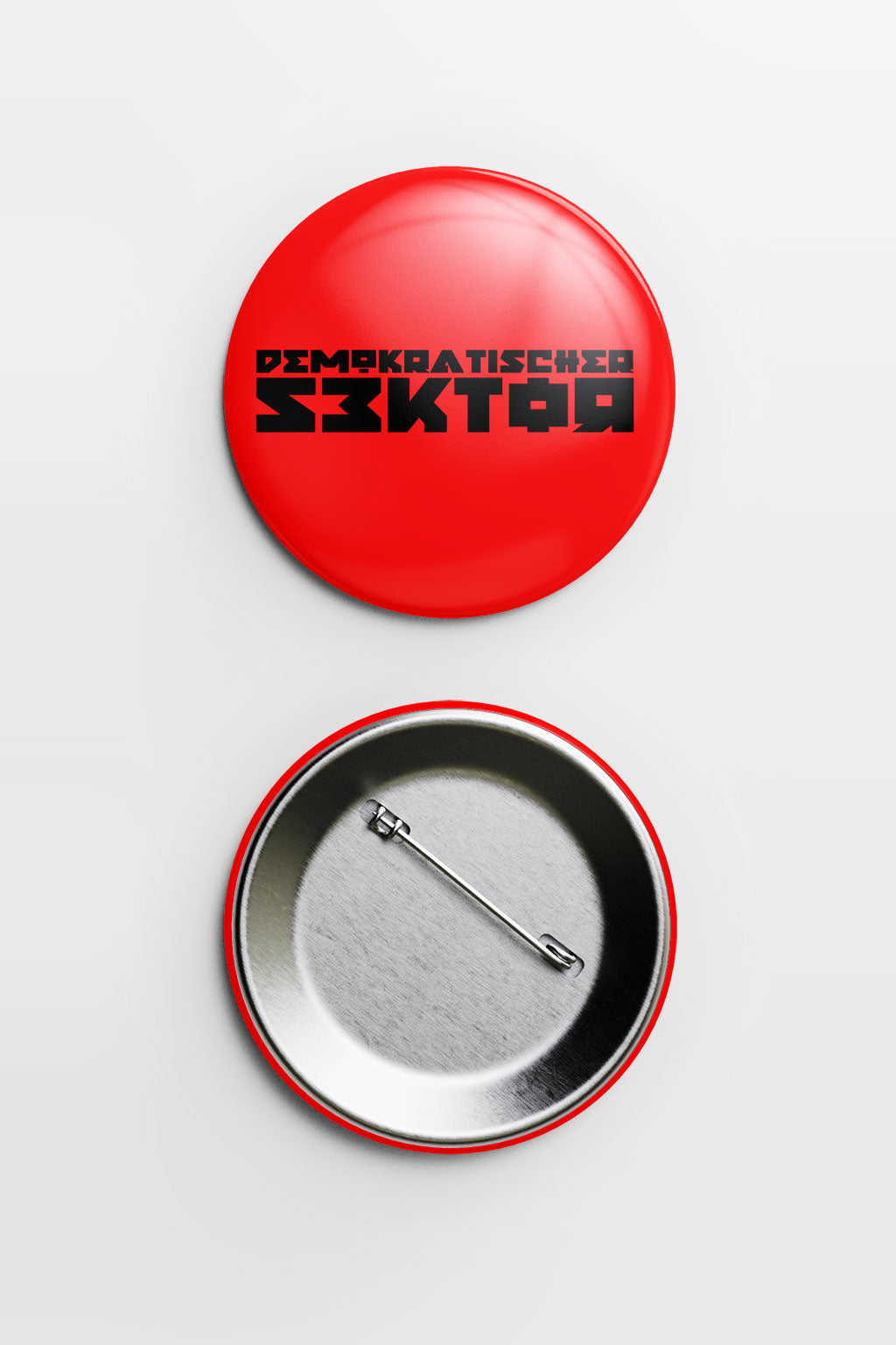 Demokratischer Sektor ― Anstecker Button Pin