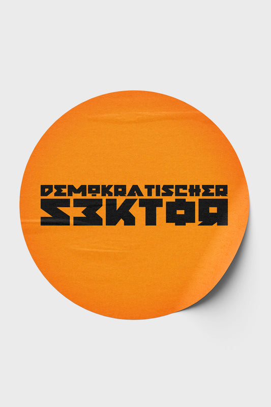 Demokratischer Sektor ― Aufkleber Sticker