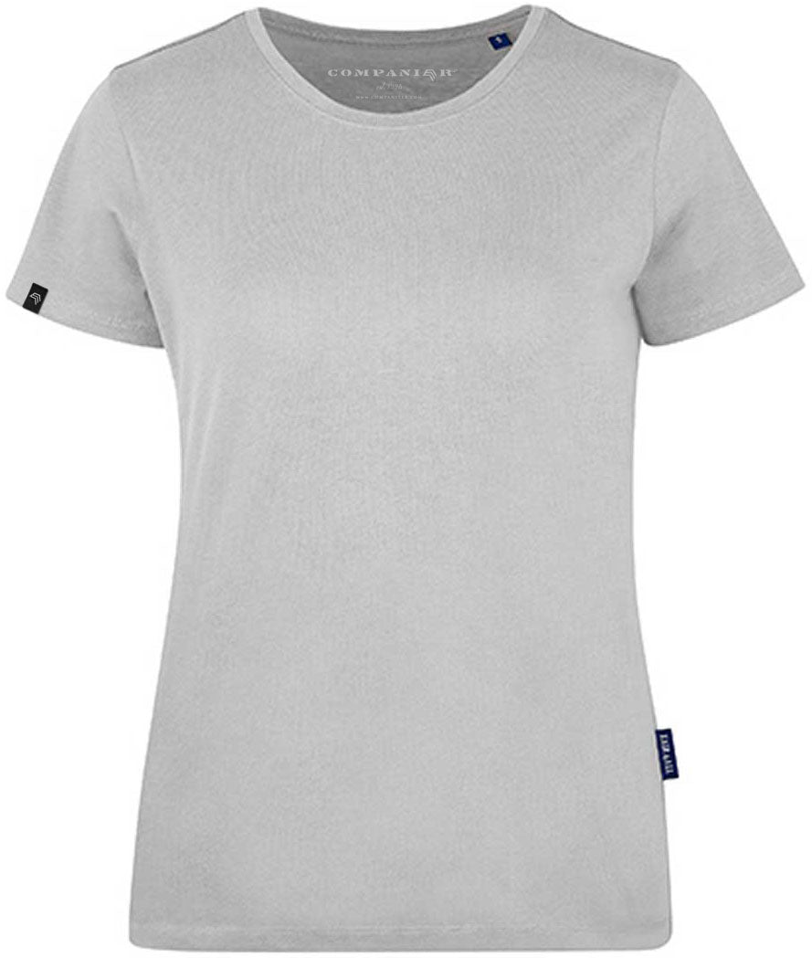 RMH 0201 ― Damen Luxury Bio-Baumwolle T-Shirt - Sand Grau