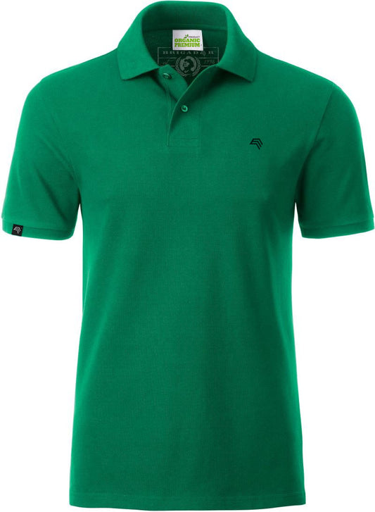 JAN 8010 ― Herren Bio-Baumwolle Polo Shirt - Irish Grün