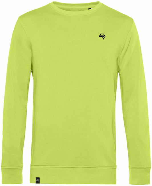 BAC U31B ― Weiches Unisex Bio-Baumwolle Sweatshirt - Lime Grün