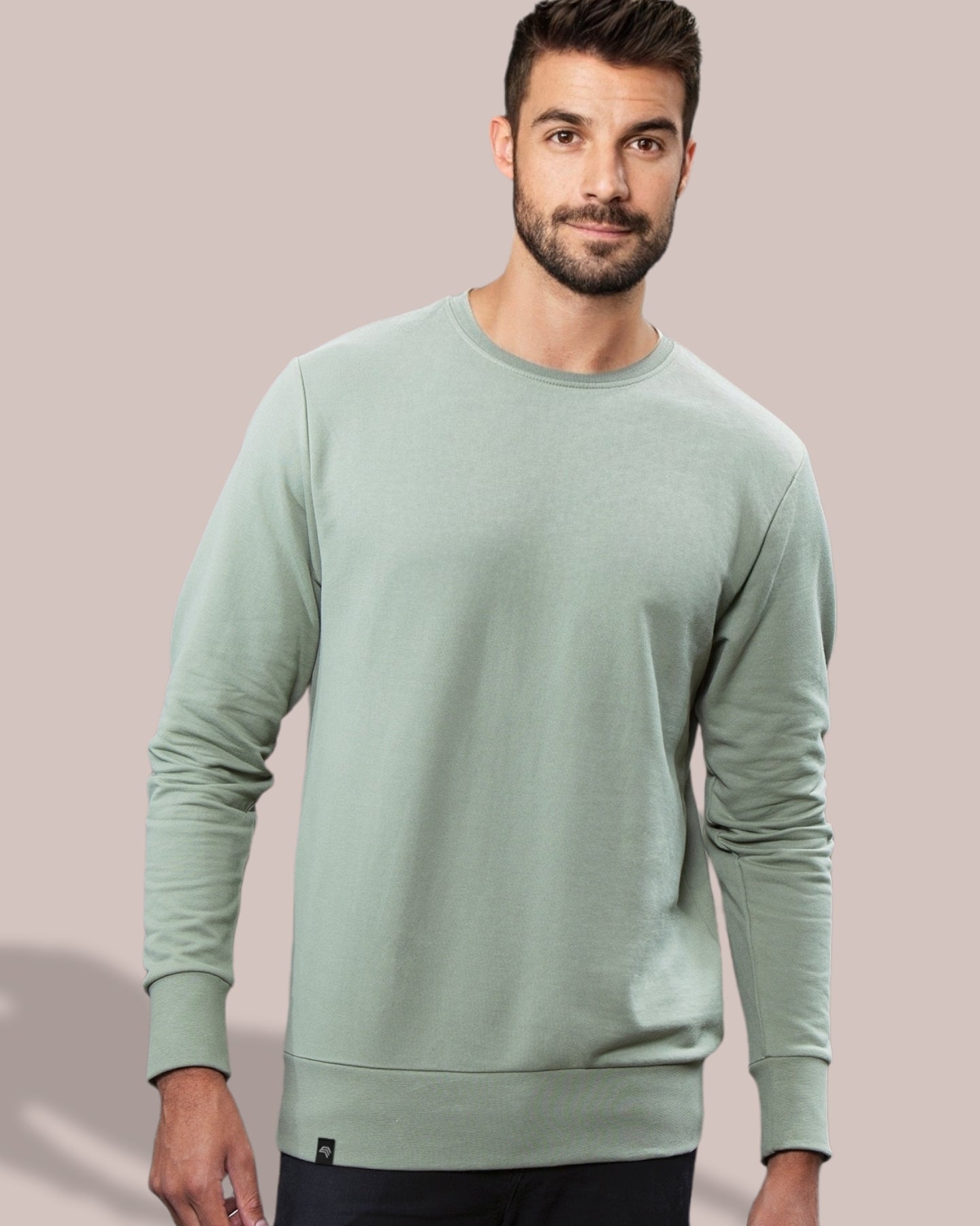 MTS M194 ― Recycled rPET Sweatshirt mit Bio-Baumwolle - Heather Grau Melange