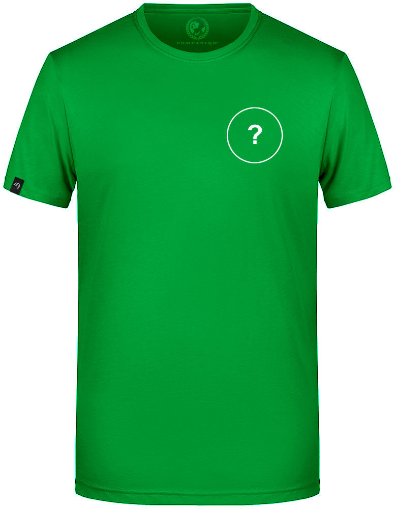 Unisex Mens Basic T-Shirt - Grün - incl. Print