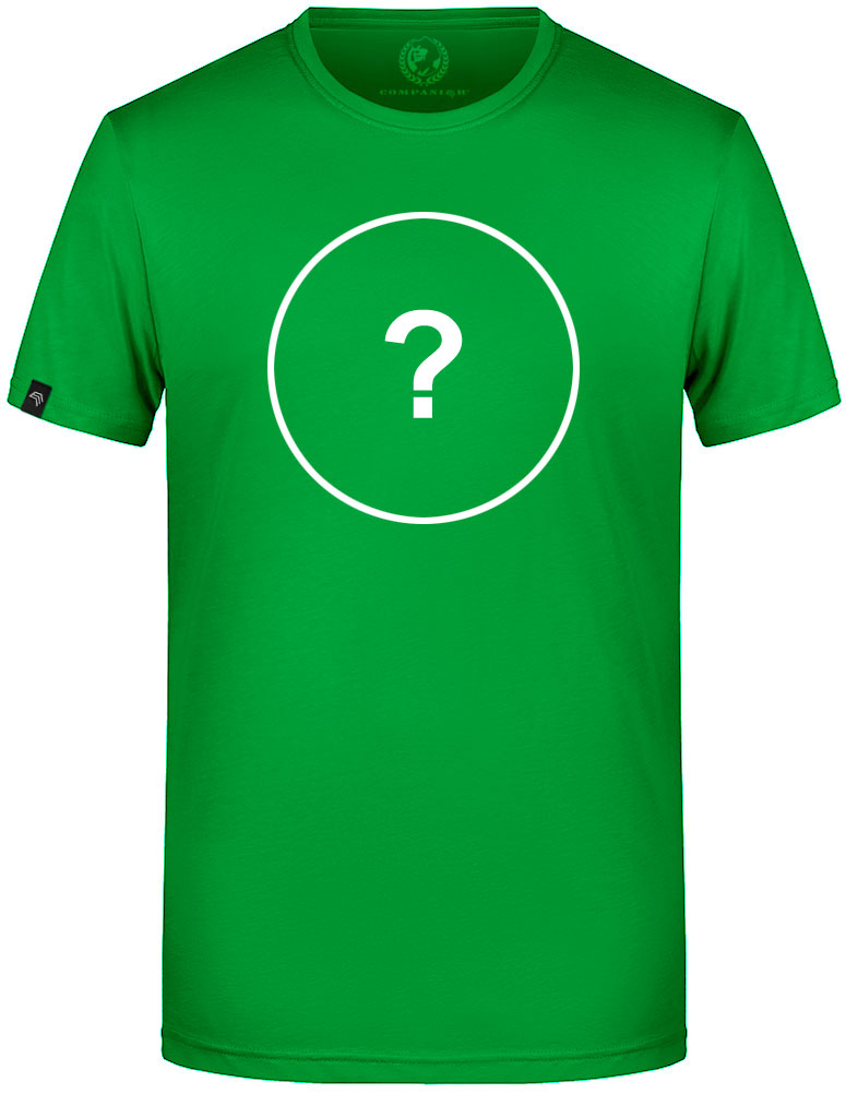 Unisex Mens Basic T-Shirt - Grün - incl. Print