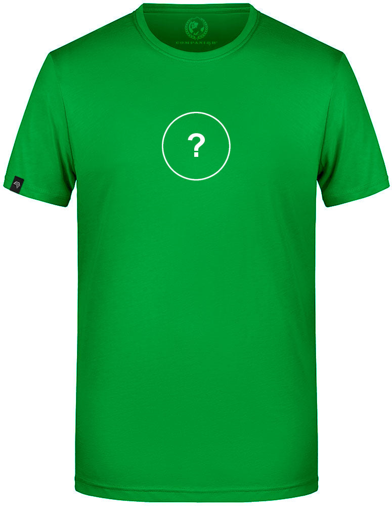 Unisex Mens Basic T-Shirt - Grün - incl. Print