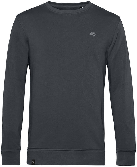 BAC U31B ― Weiches Unisex Bio-Baumwolle Sweatshirt - Dark Asphalt Grau