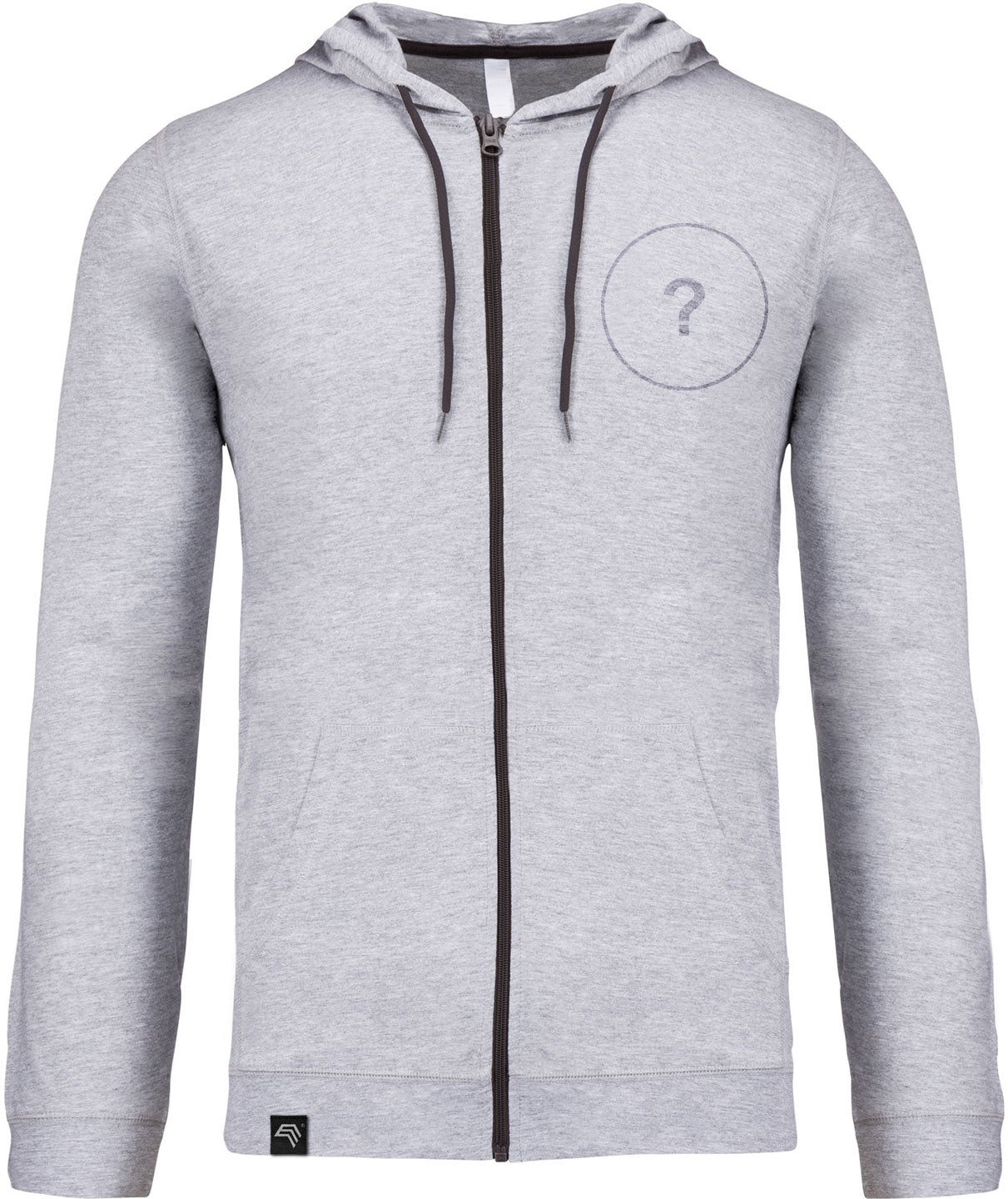 KRB K438 ― Lightweight Contrast Sweat Jacket - Heather Grau Melange