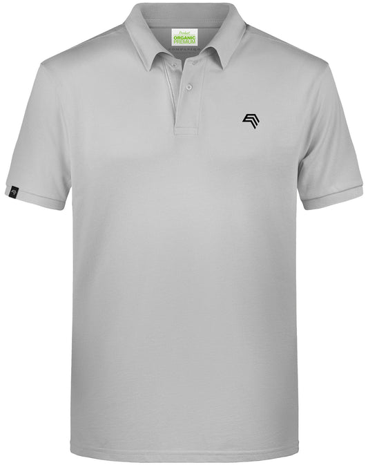 JAN 8010 ― Herren Bio-Baumwolle Polo Shirt - Soft Grau