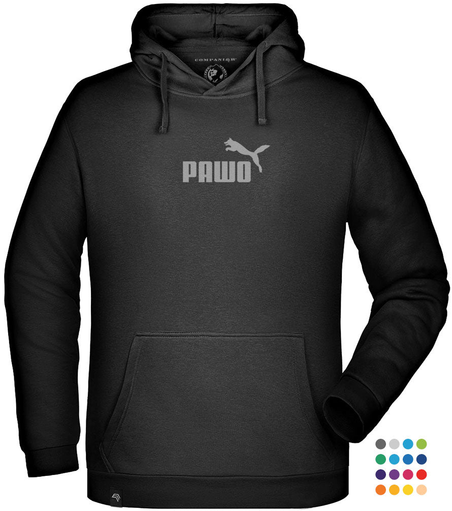 PaWo – Unisex Men's Hoodie - Black