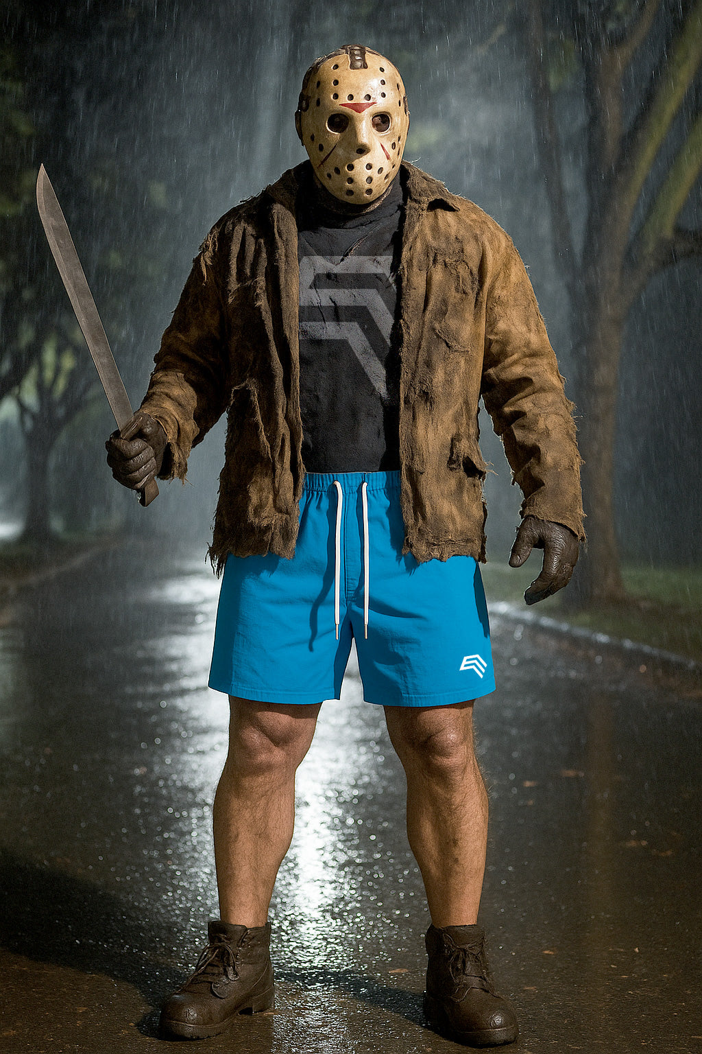 BBD 0050 ― Herren Swim Shorts Badehose - Cobalt Blau