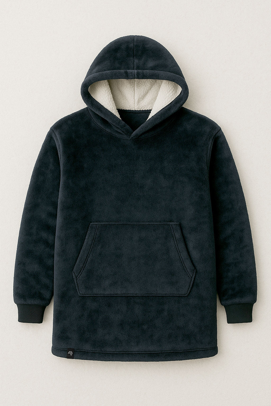 KRB K410 ― Unisex Oversize Lounge Poncho Hoodie - Navy Night Blau