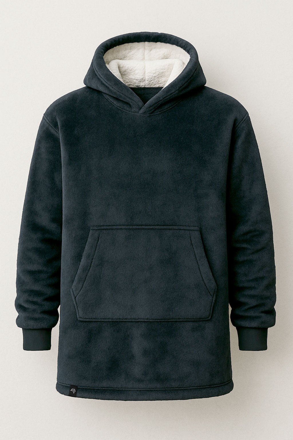 KRB K410 ― Unisex Oversize Lounge Poncho Hoodie - Navy Night Blau
