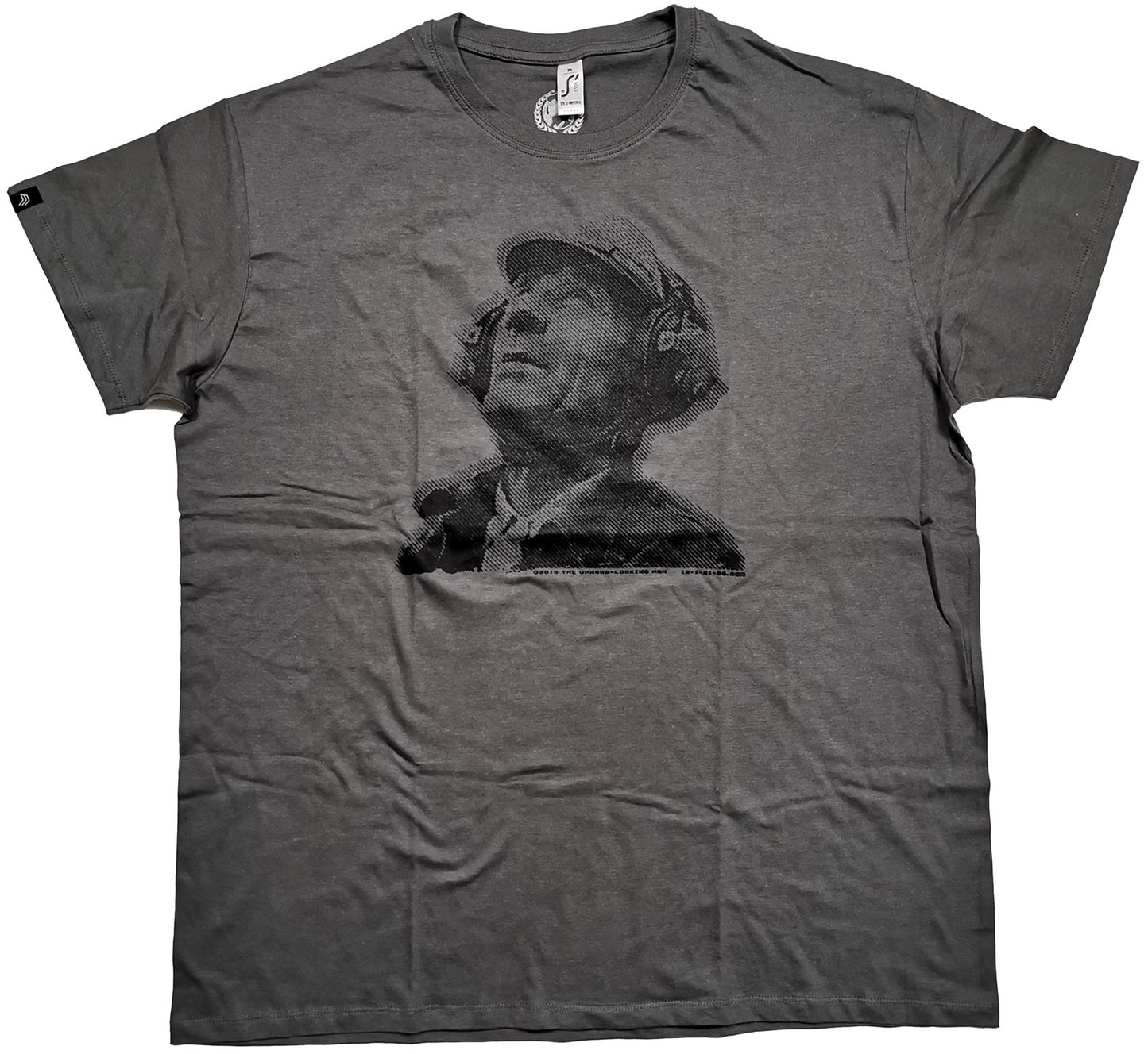 The upward looking Man ― Unisex Mens T-Shirt - Dark Grau (3XL)