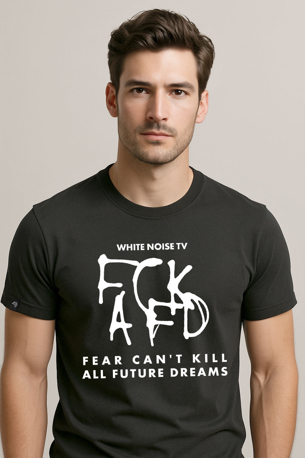White Noise TV - FCK AFD Unisex Mens T-Shirt