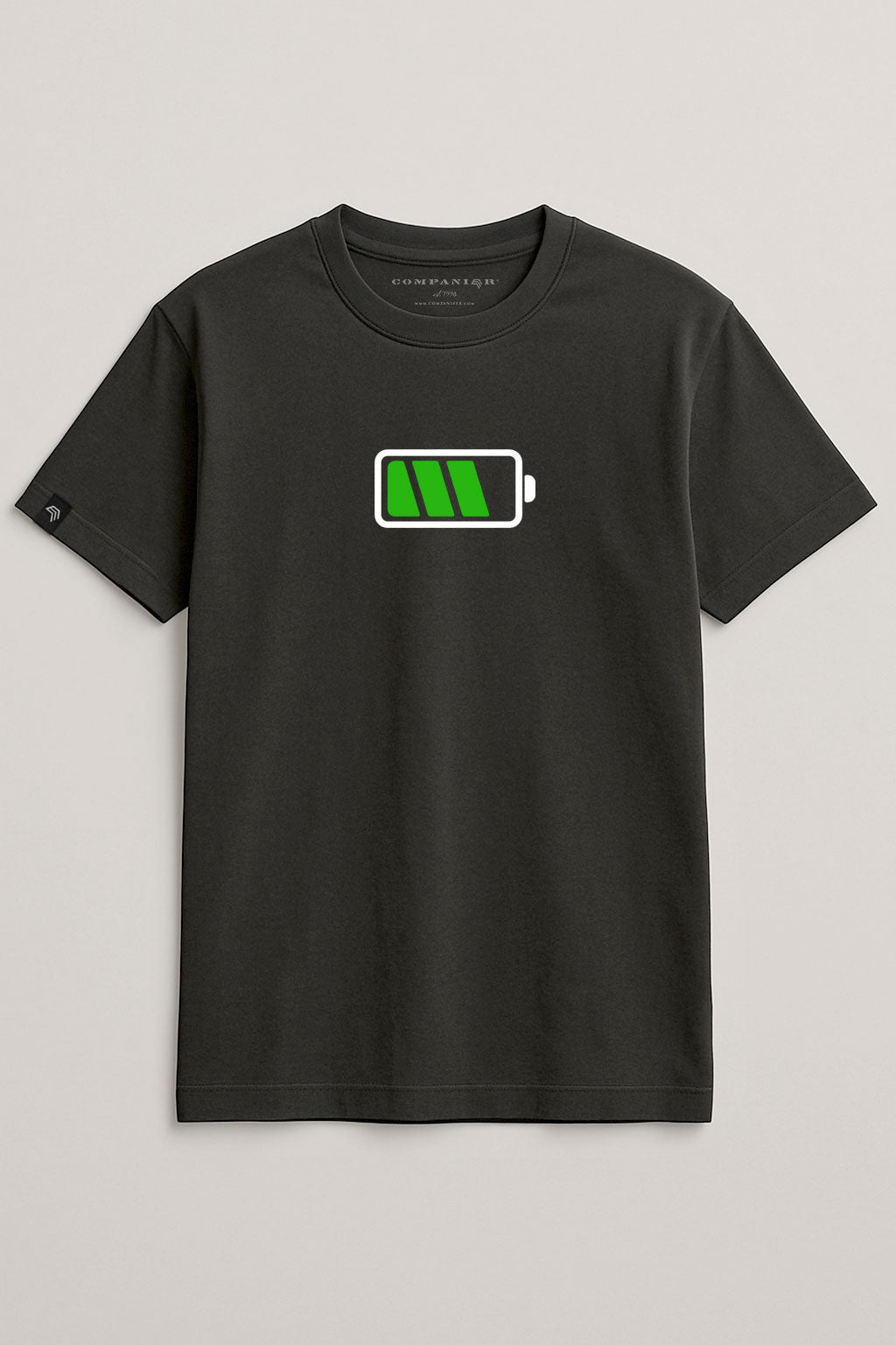 Battery full ― T-Shirt - Schwarz