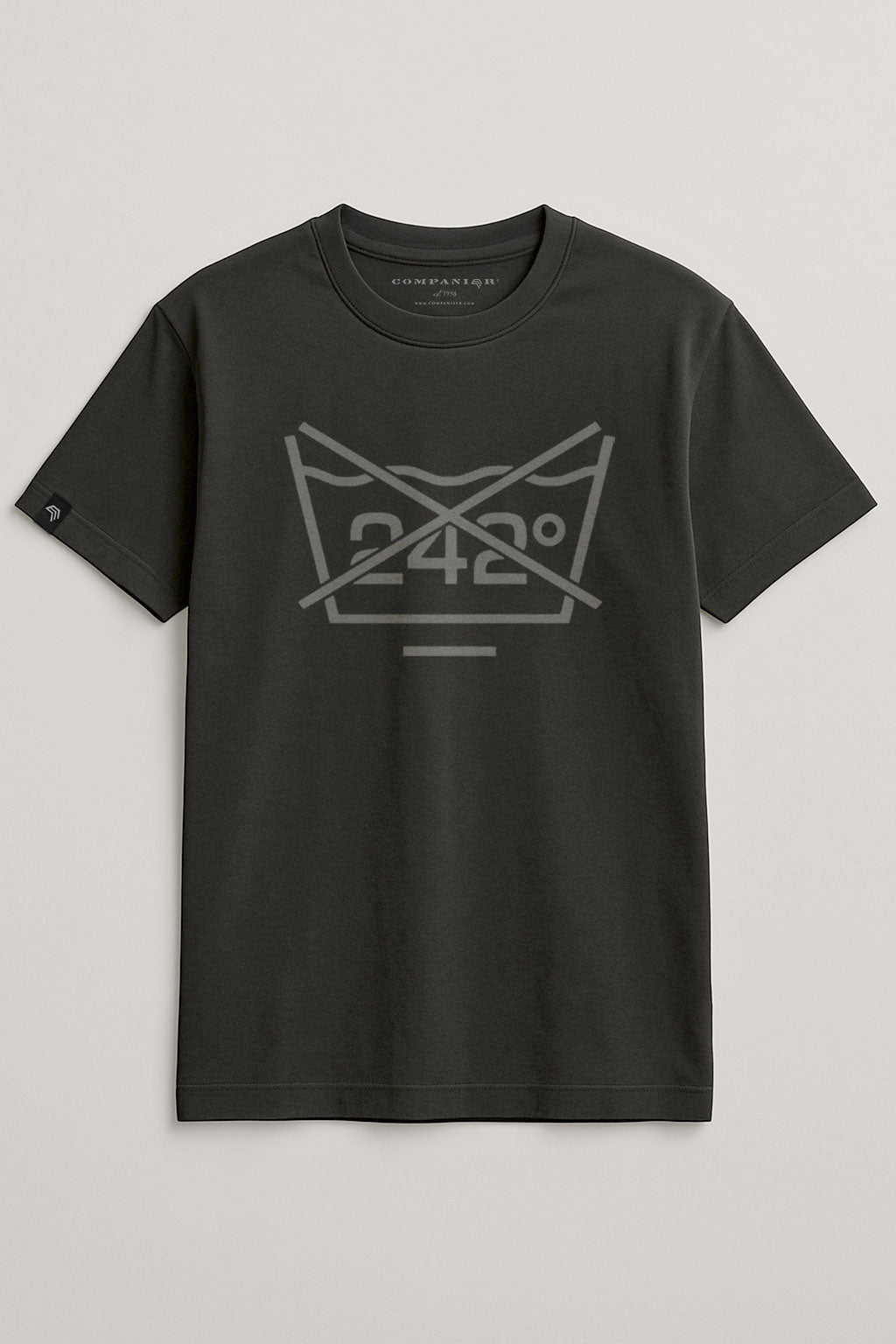 Dont Wash at 242°C ― T-Shirt - Schwarz
