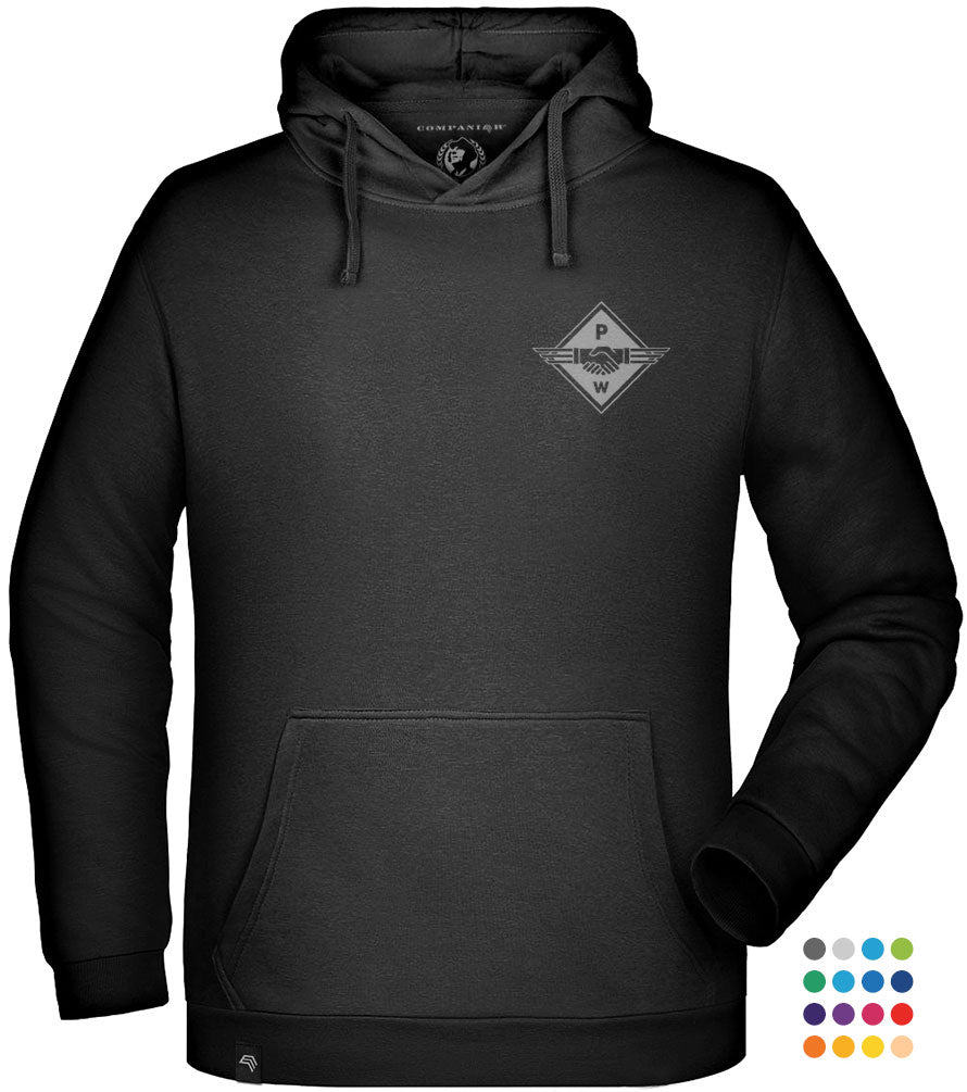 Hands PW ― Unisex Mens Hoodie - Schwarz