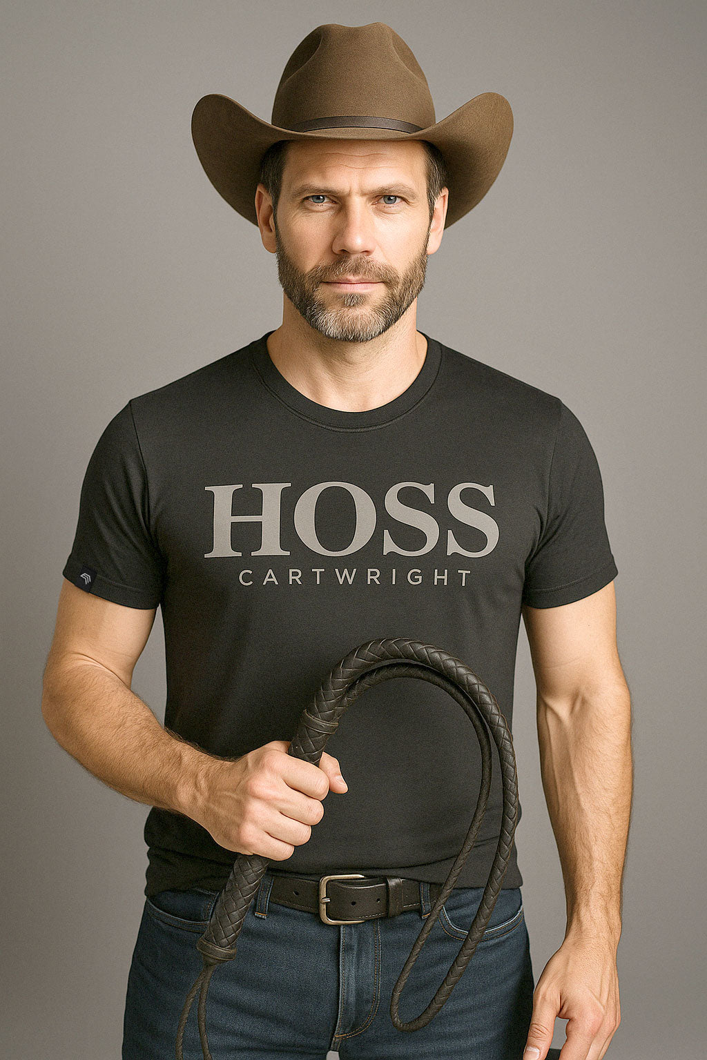 Hoss Cartwright ― Unisex Mens T-Shirt - Schwarz