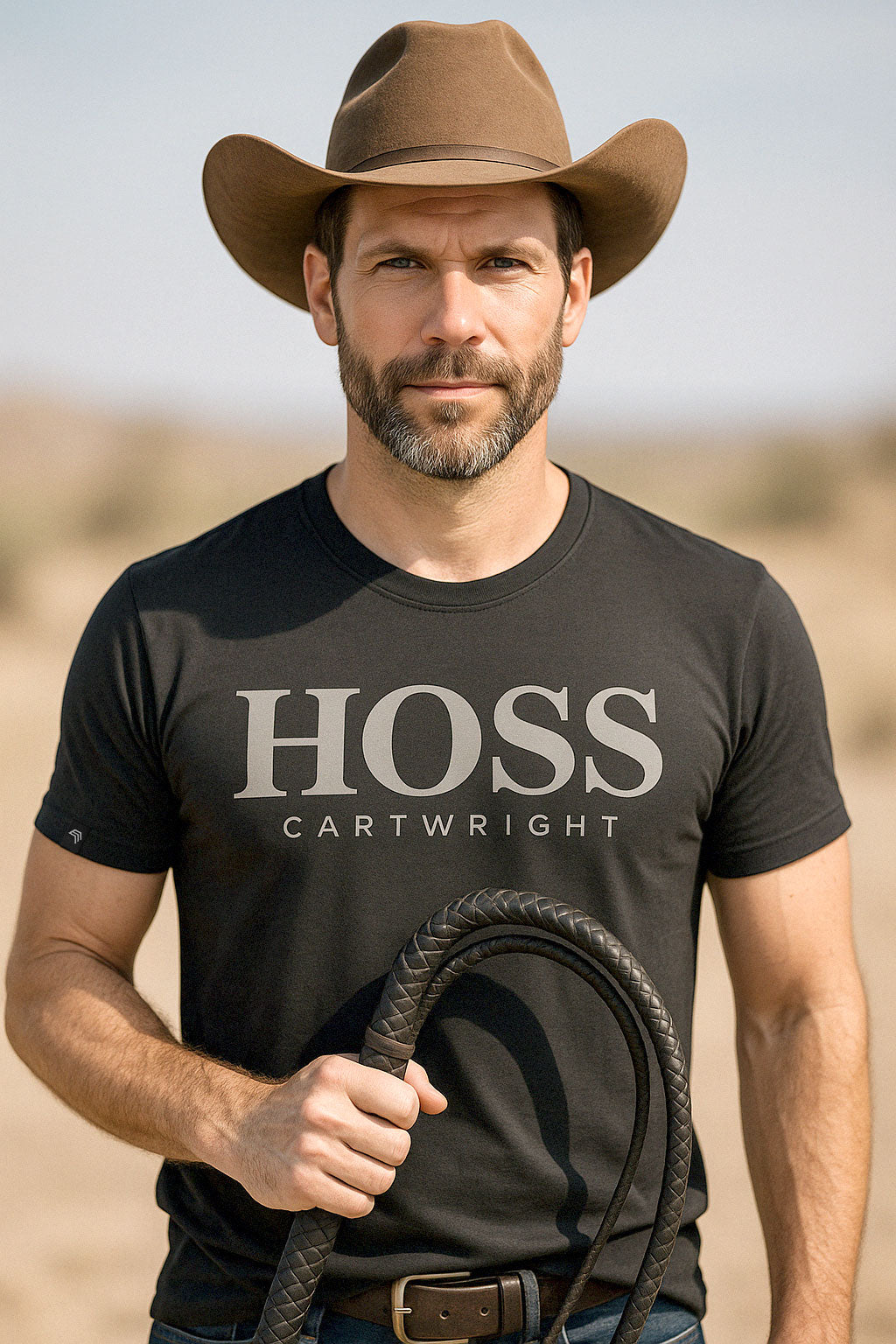 Hoss Cartwright ― Unisex Mens T-Shirt - Schwarz