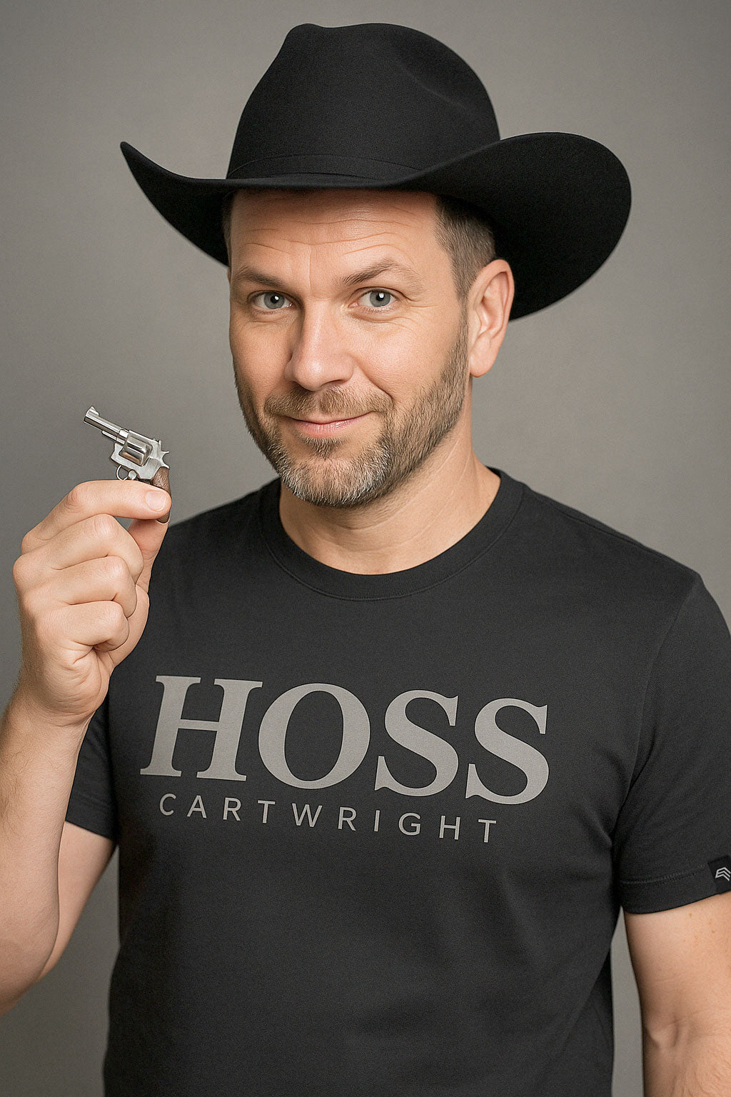 Hoss Cartwright ― Unisex Mens T-Shirt - Schwarz
