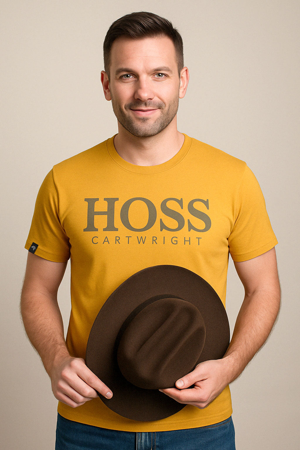 Hoss Cartwright ― Unisex Mens T-Shirt - Schwarz