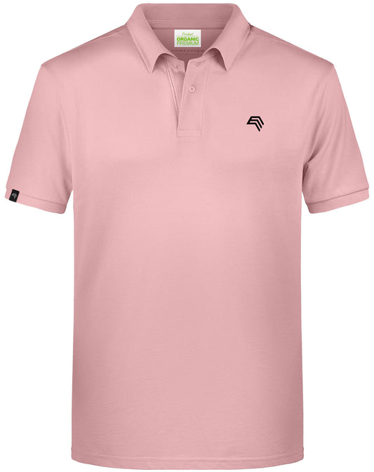 JAN 8010 ― Herren Bio-Baumwolle Polo Shirt - Soft Pink