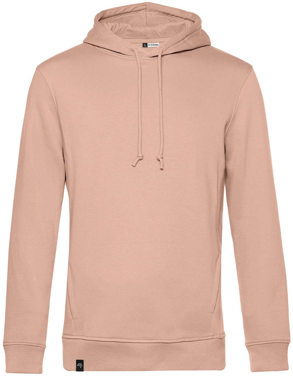 BAC U33B ― Weicher Herren Bio-Baumwolle Hoodie - Pink Soft Rosé
