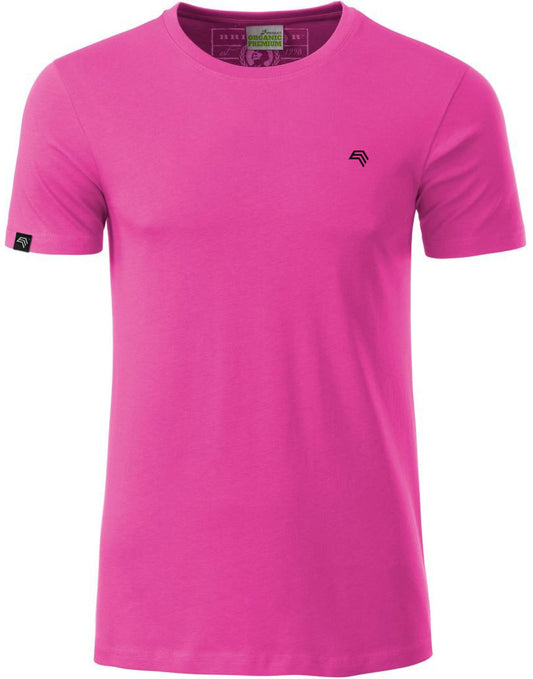 JAN 8008 ― Herren Bio-Baumwolle T-Shirt - Pink
