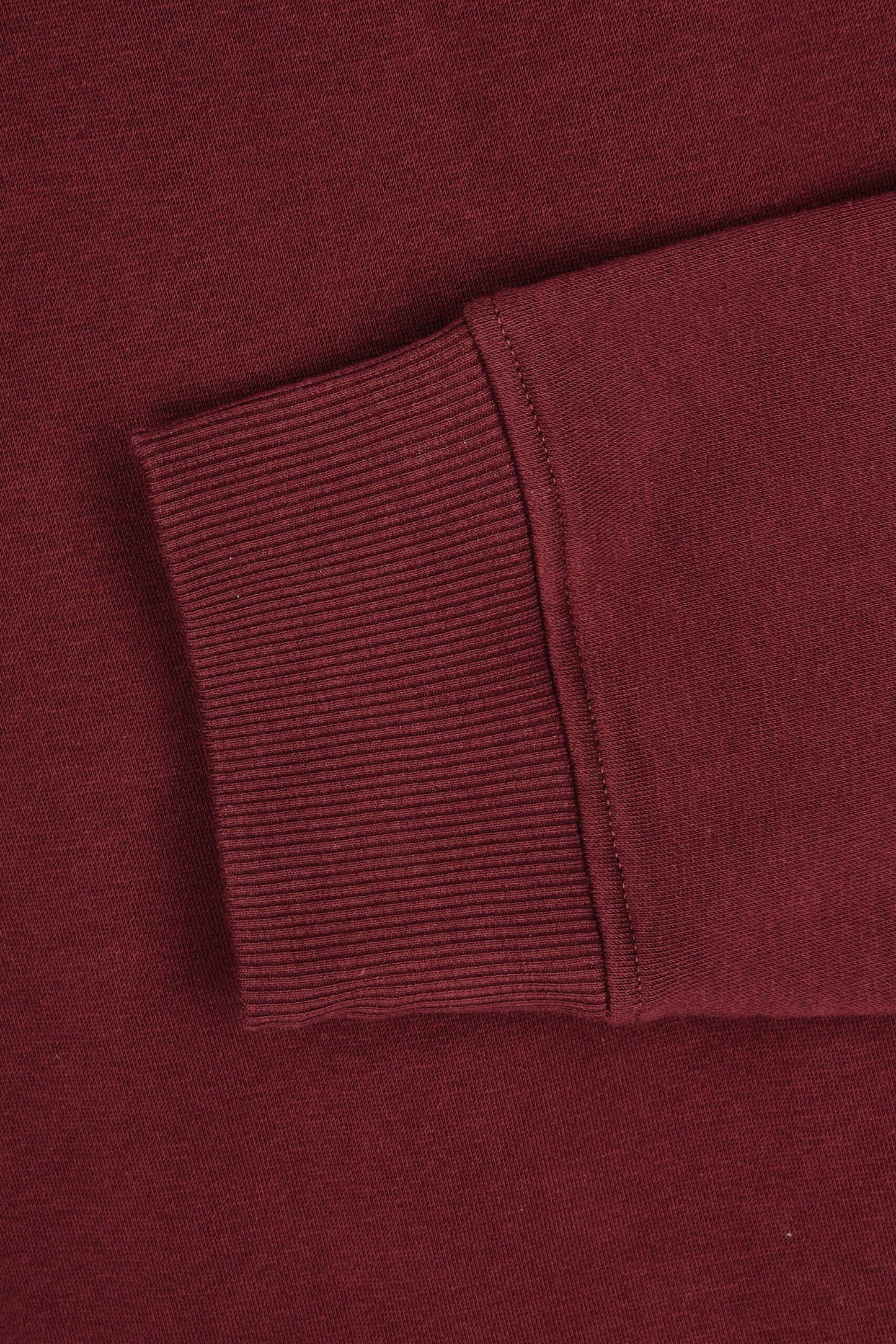 MMT 0910 ― Material-Mix Sweat Jacket - Burgundy Rot