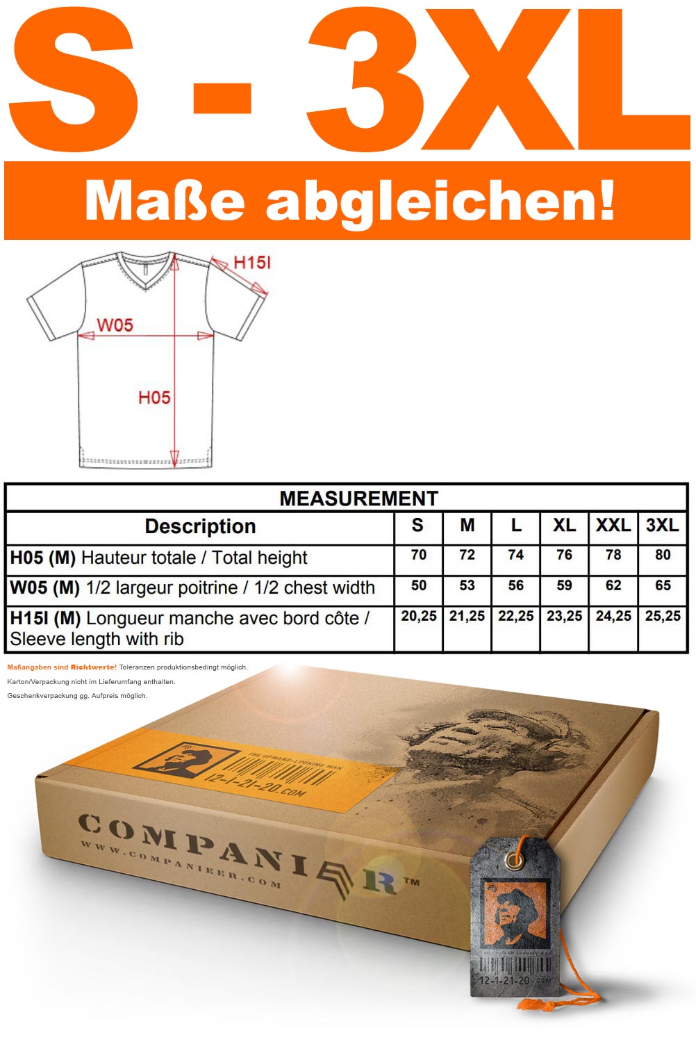 KRB K374 ― Bi-color Piqué-Trikot V-Neck T-Shirt - Navy Blau / Rot / Weiß