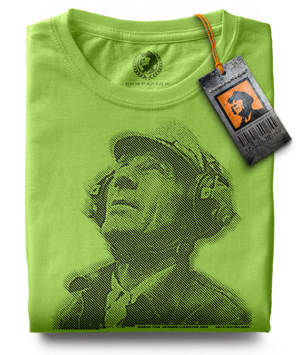 The upward-looking Man ― T-Shirt - Lime Grün