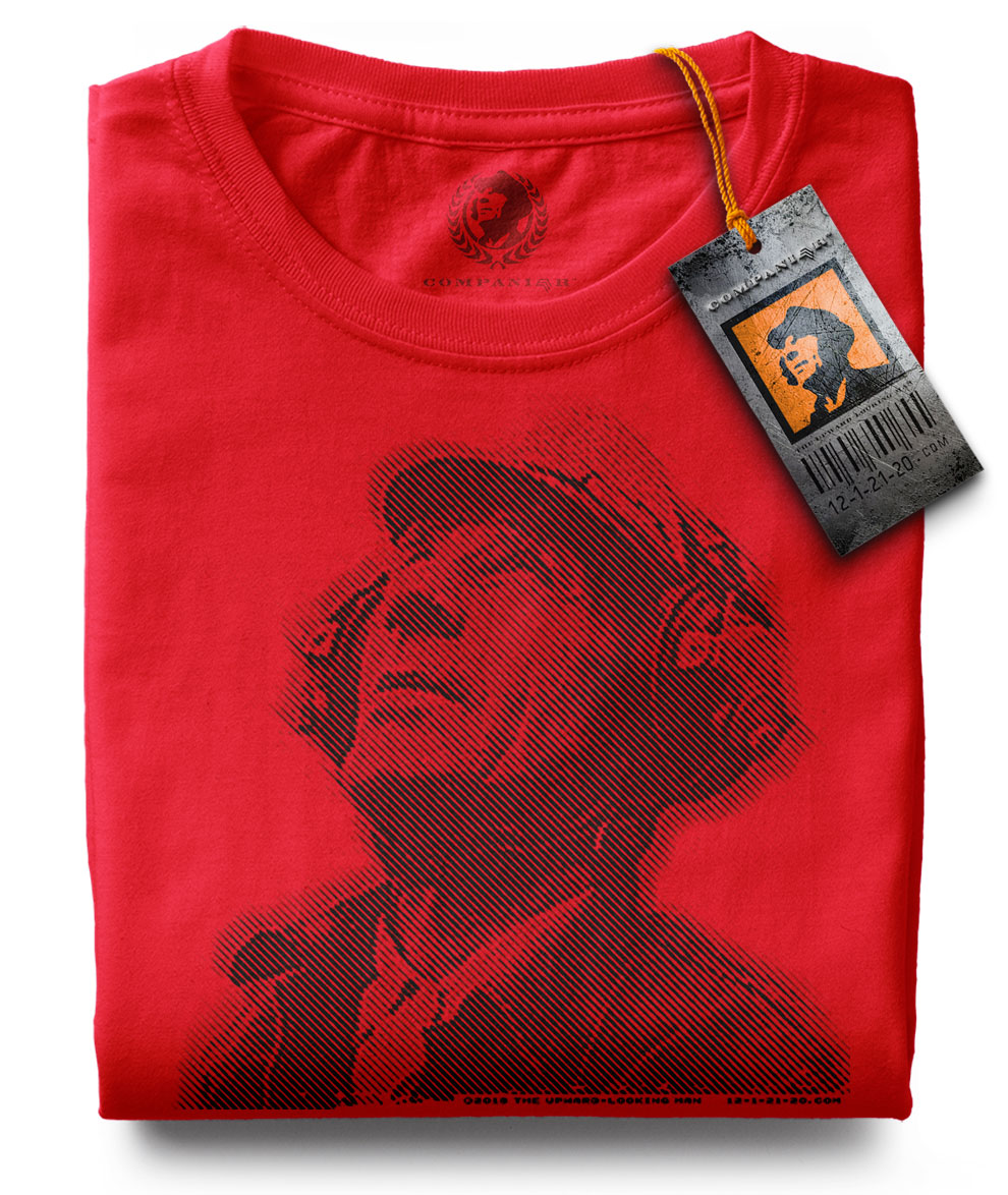 The upward-looking Man ― T-Shirt - Rot